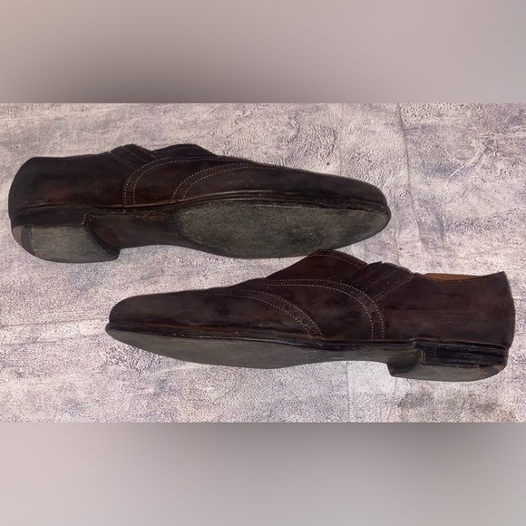 Edward Green Lazyman Loafers Brogues Casual Dress Shoes 11.5 US Chocolate Suede main image 8